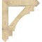 Ekena Millwork Merced Arts & Crafts Rough Sawn Bracket, Douglas Fir, 6"W x 38"D x 42"H BKT06X38X42MRC03RDF - alternate 4
